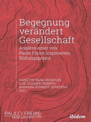 cover image of Begegnung verändert Gesellschaft